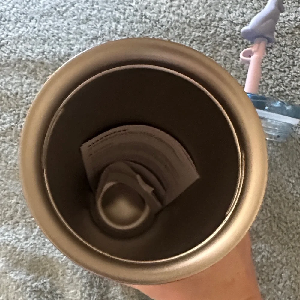Starbucks 24oz Fox 🦊 Tumbler with Pastel Blue, Lavender, and Pink Trees - Picture 3 of 6